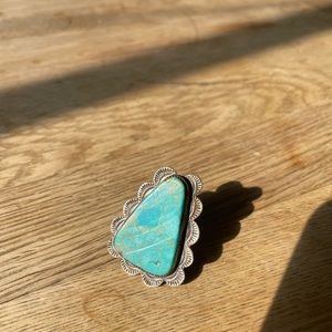 Handmade Sterling and Turquoise Ring
